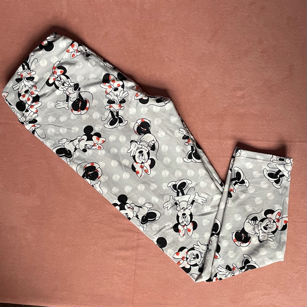 LuLaRoe Disney Polka Dot Minnie Mouse Leggings